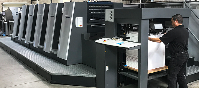 bolddot Offset heidelberg xl75 printing